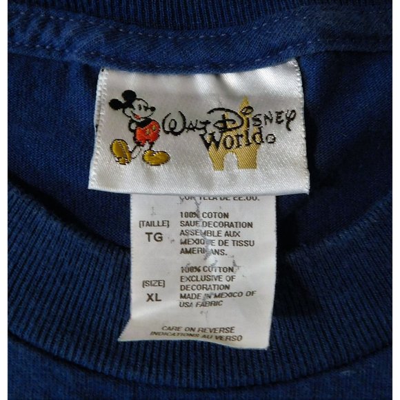 Walt Disney World Tee Shirt XL Blue Magic Music Days Kissimmee Florida Cotton - Picture 7 of 7